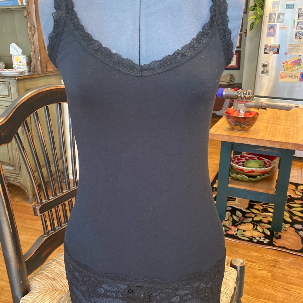 Black Lace Trim Camisole From Sundance S